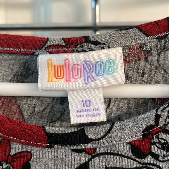 LulaRoe Girls Minnie Dress - Size 10 - Picture 3 of 3